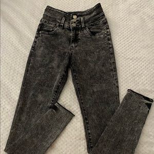 Urban Planet Acid Wash Skinny Jeans